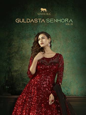 Guldasta Vol 25 By Senhora Dress Fancy Partywear Sequence Gowns